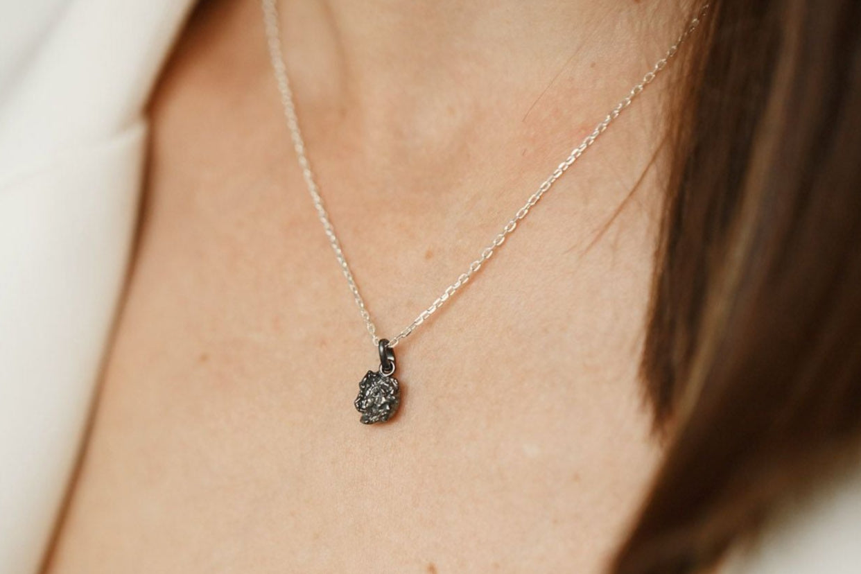 Pendant "Reefs" blackened mini