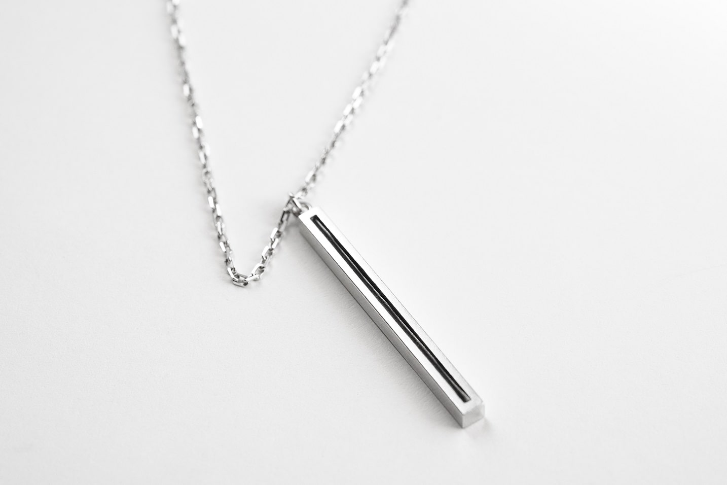 Pendant "Stripe" (31 mm) with enamel (different colors to choose from)