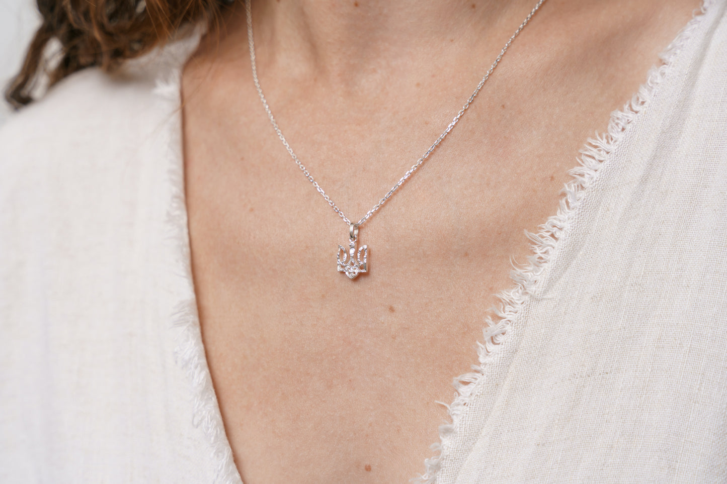 Pendant "Trident" texutured