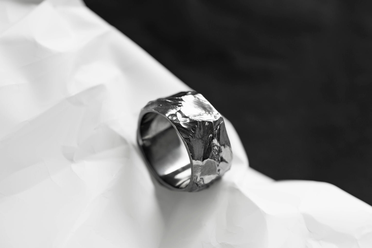 Ring "Anthracite" blackened (10 mm)