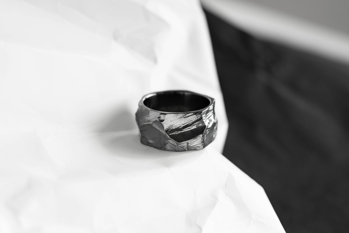 Ring "Anthracite" blackened (10 mm)