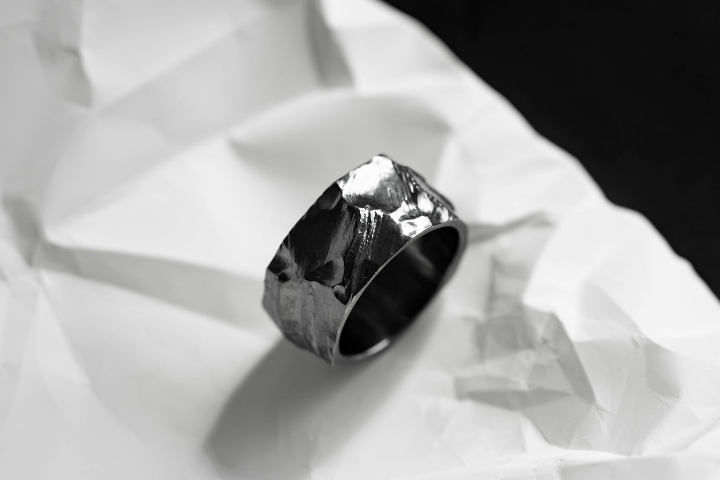 Ring "Anthracite" blackened (10 mm)