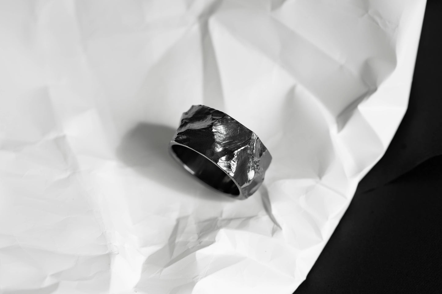 Ring "Anthracite" blackened (10 mm)