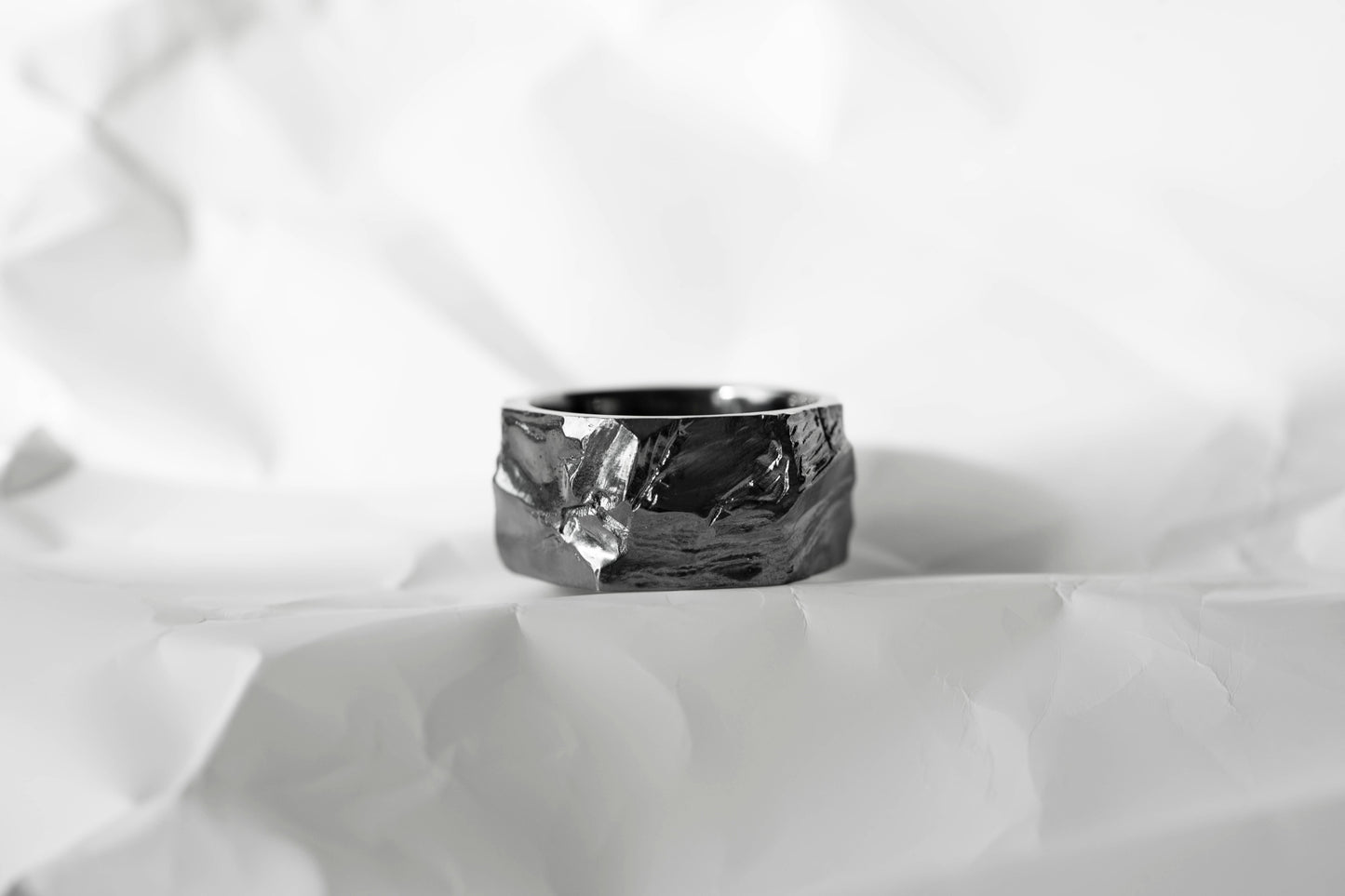 Ring "Anthracite" blackened (10 mm)