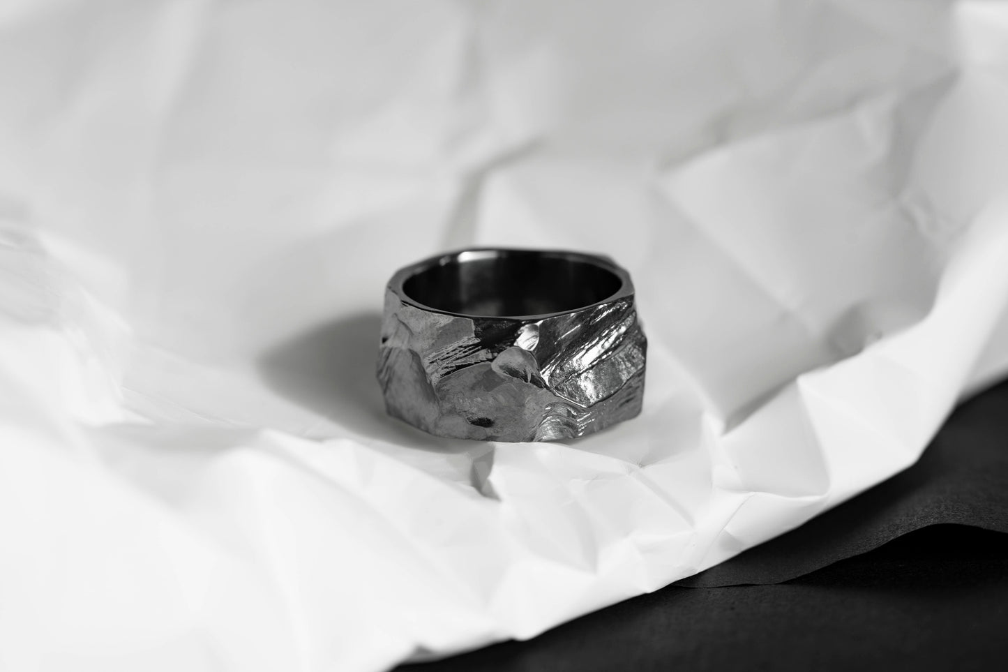 Ring "Anthracite" blackened (10 mm)