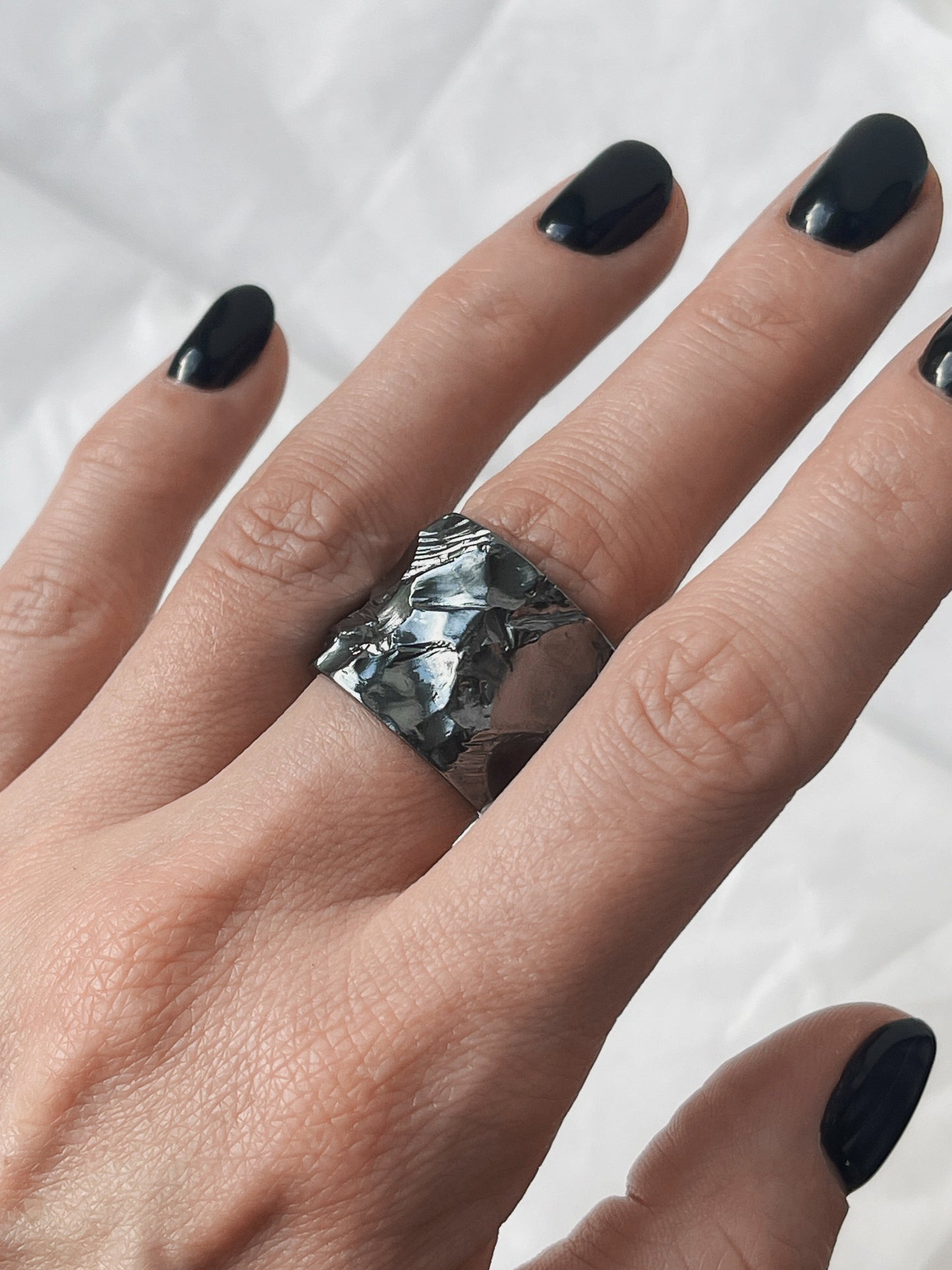Ring "Anthracite" blackened (15 mm)