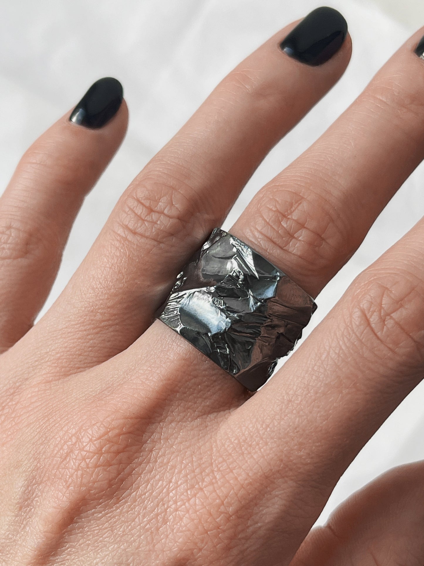 Ring "Anthracite" blackened (15 mm)