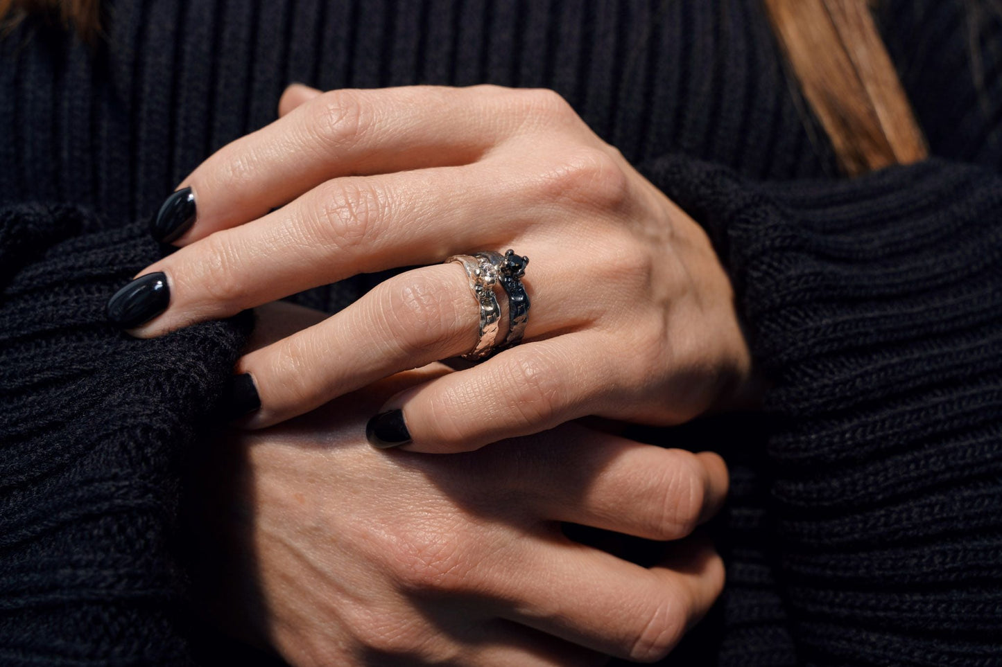 Ring «Light asteroid» (gemstone 3,5 mm)