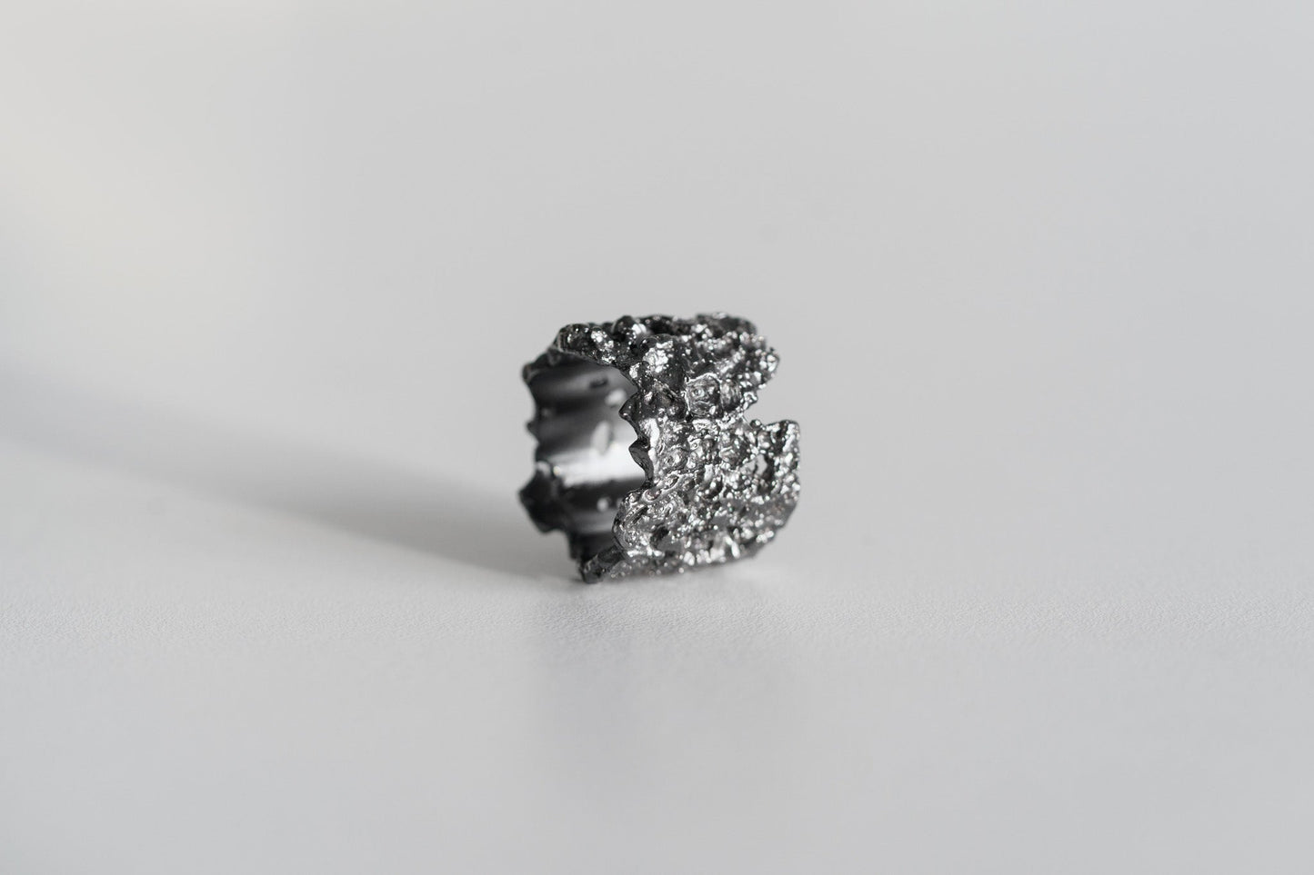 Ring "Bread" blackened (17 mm)