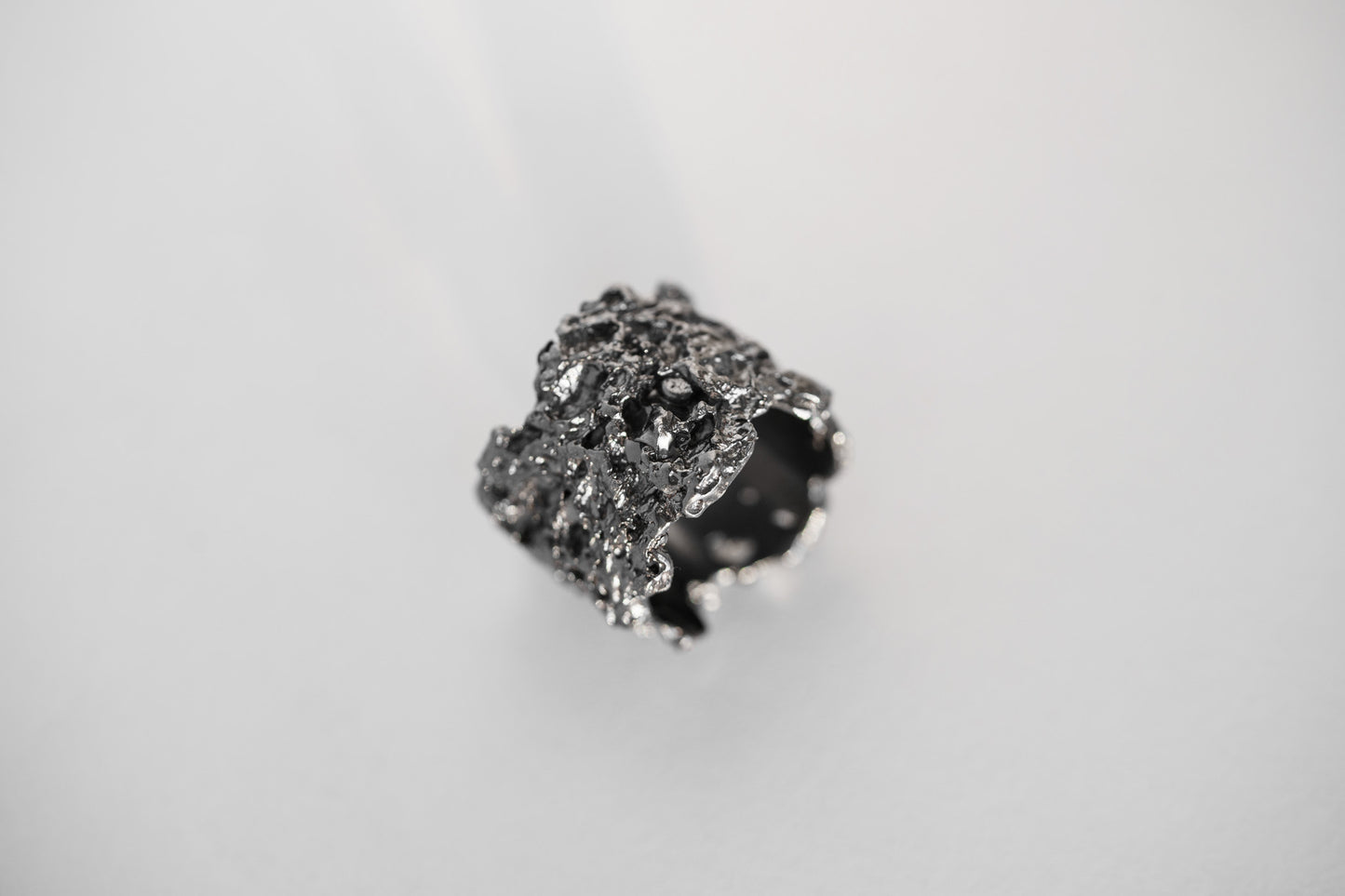 Ring "Bread" blackened (17 mm)