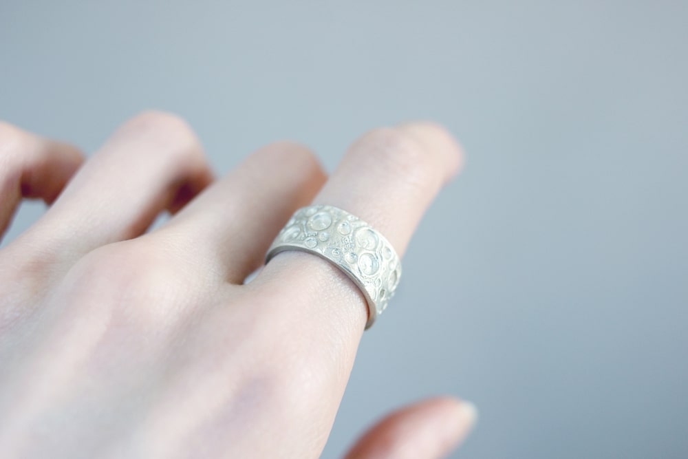 Ring "Bright moon" (10 mm) (texture 1)