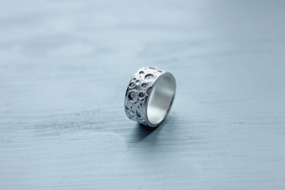 Ring "Bright moon" (10 mm) (texture 1)