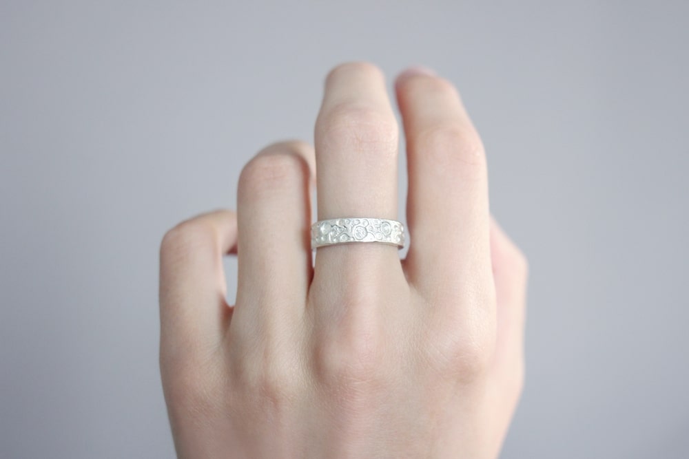 Ring "Bright moon" (5 mm) (texture 1)