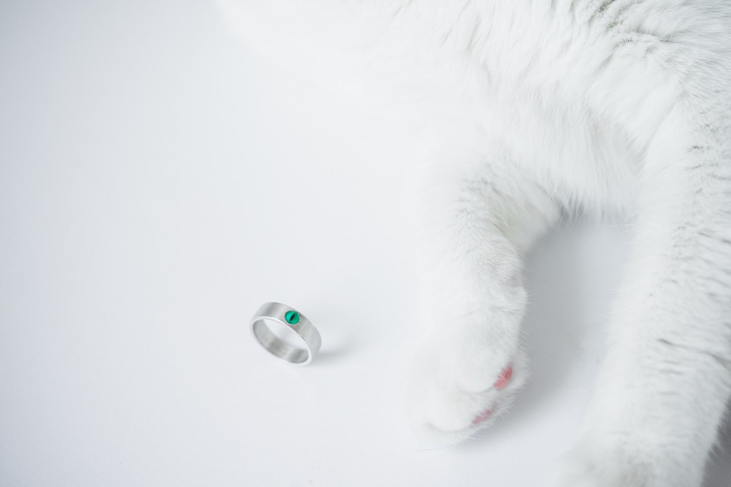 Ring "Cat’s Eye" (5 mm) with Enamel