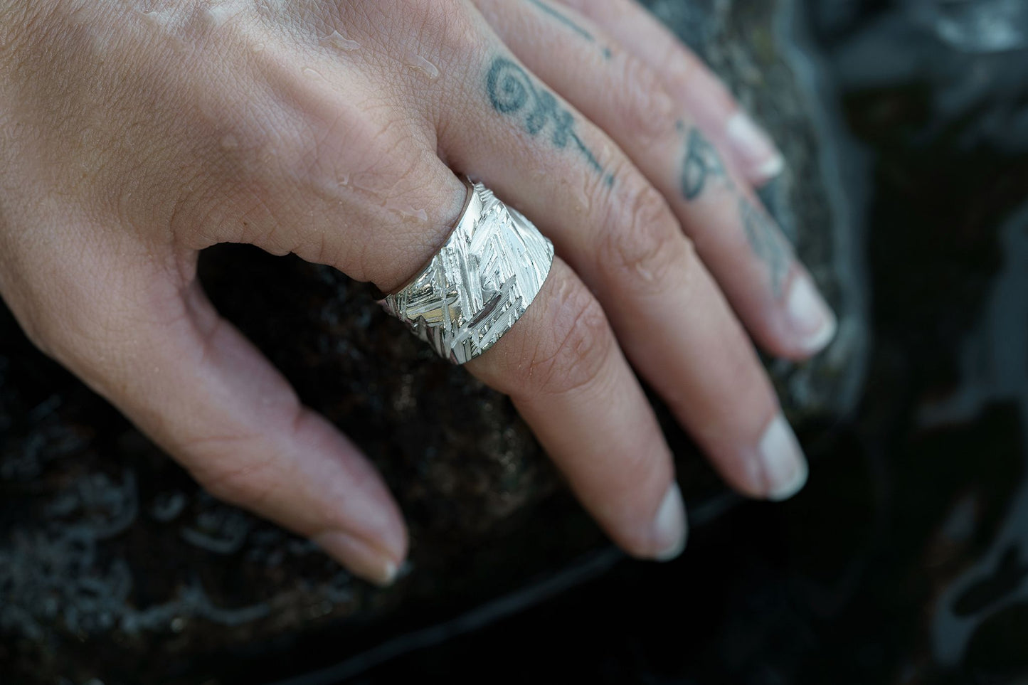 Ring "Crushed ice" light (15 mm)