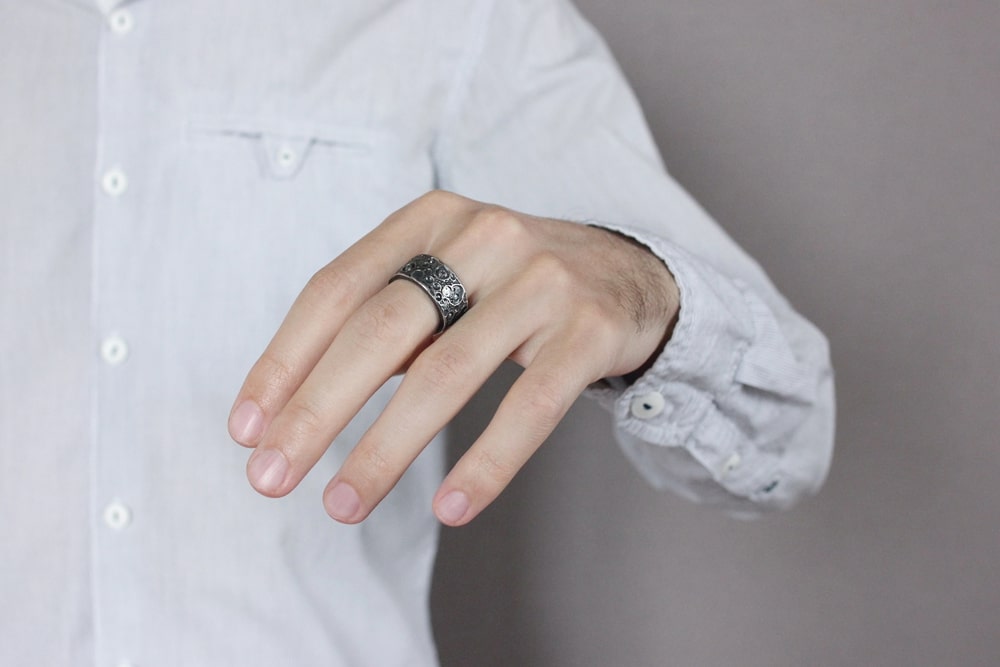 Ring "Dark moon" (10 mm) (texture 1)