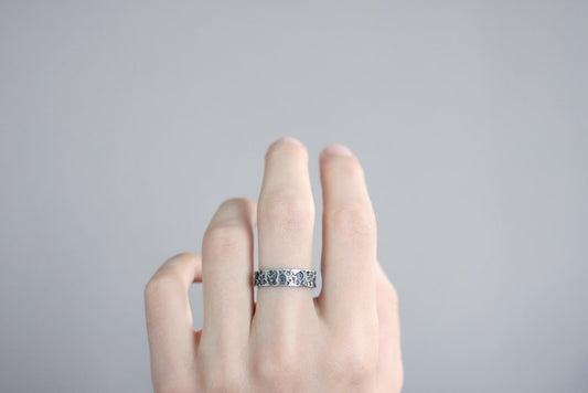 Ring "Dark moon" (5 mm) (texture 1)