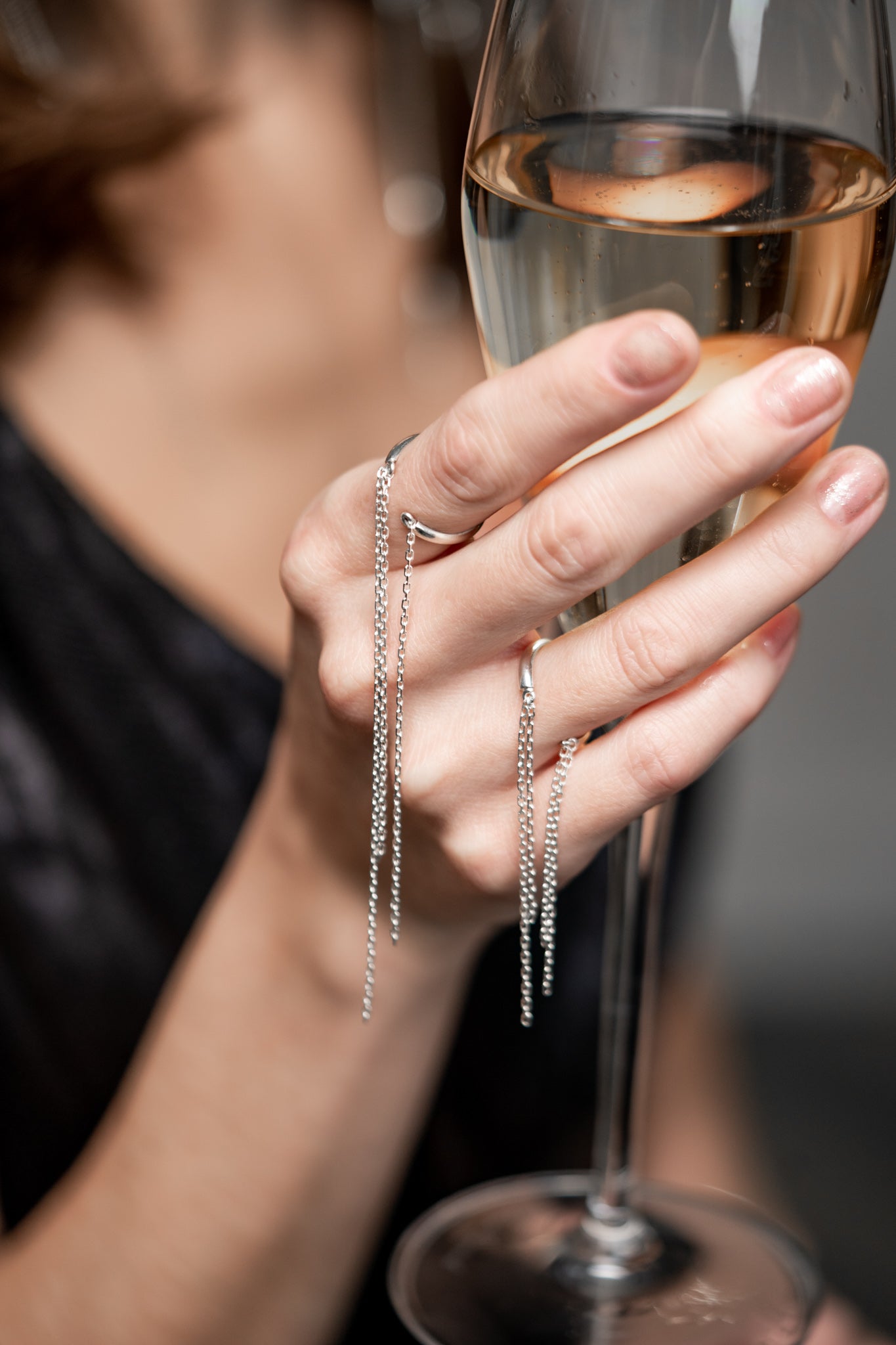 Ring "Four strings" (5.5 cm)