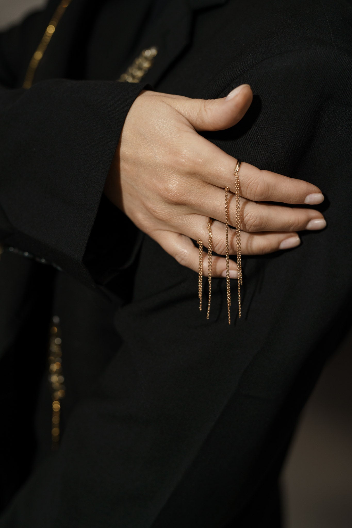 Ring "Four strings" (5.5 cm)