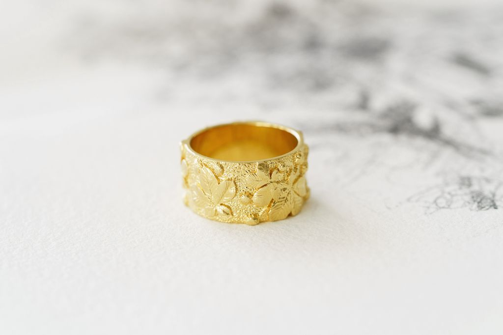 Ring "Kyiv Chestnuts" light (10 mm)