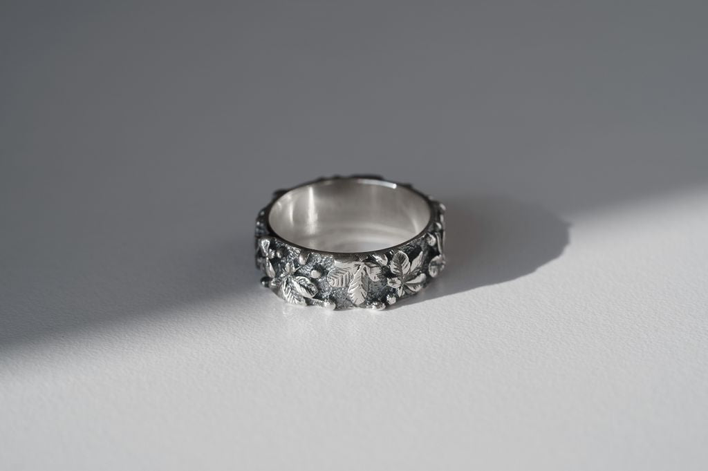 Ring "Chestnuts" blackened (6 mm)