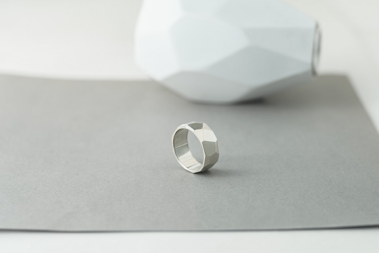 Ring "Large facets" (10 mm)