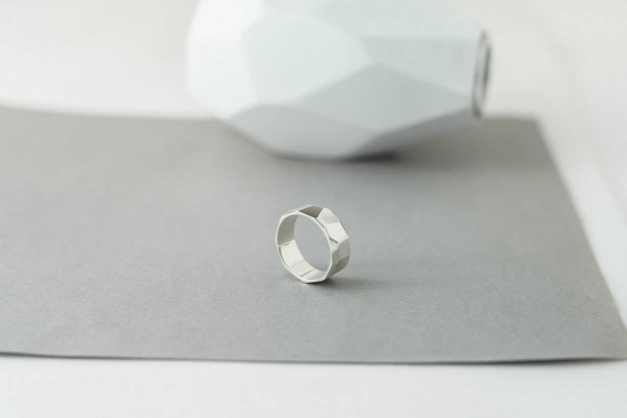 Ring "Large facets" (8 mm)