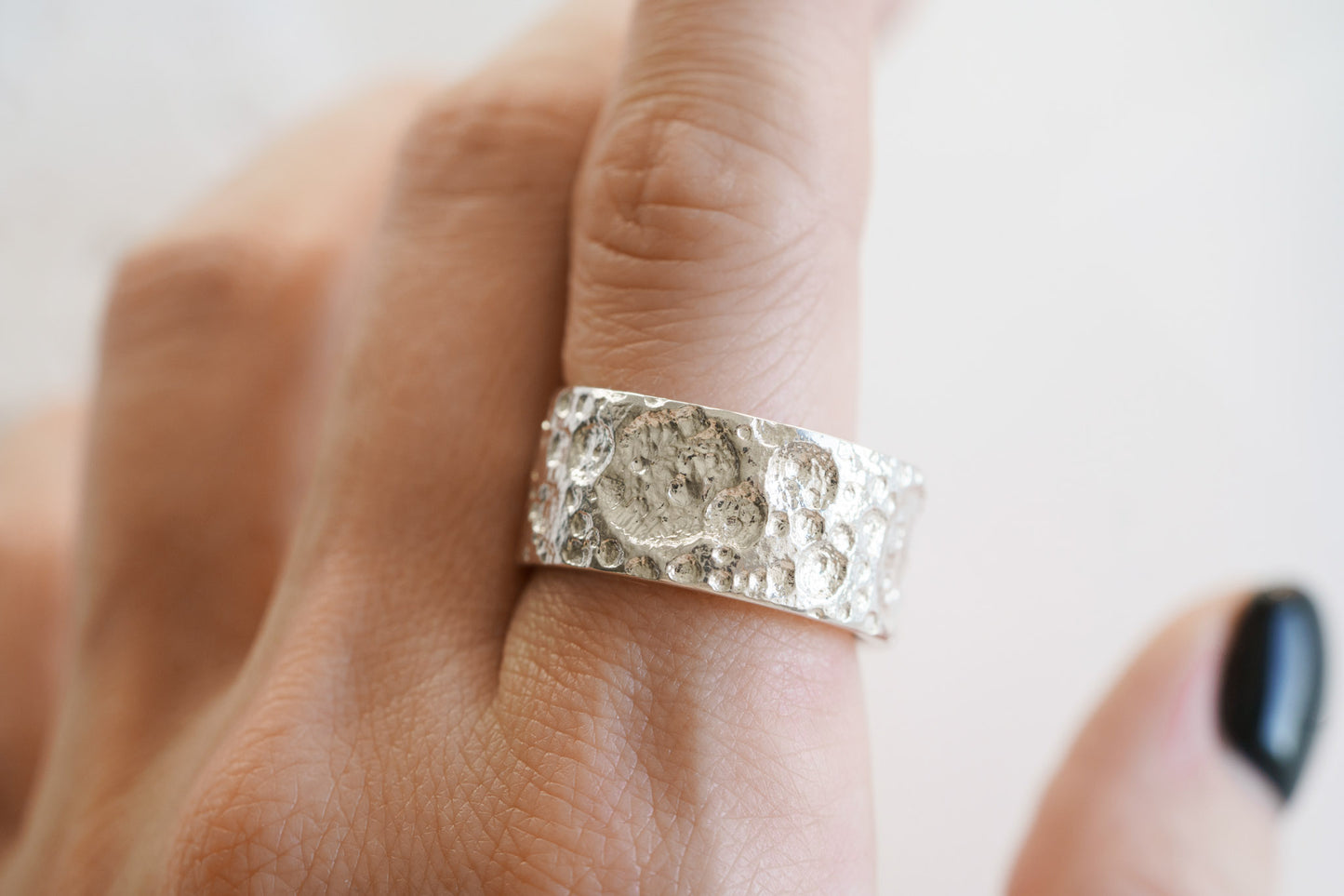 Ring "Light moon" (10 mm) (texture 2)