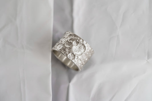 Ring "Light moon" (15 mm) (texture 2)