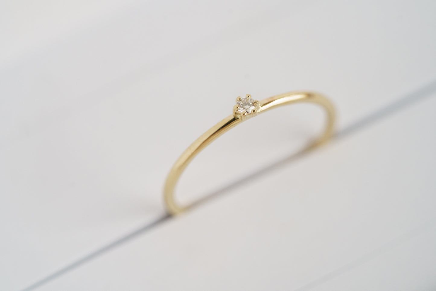 Ring "Dew" (gemstone 1.75 mm)