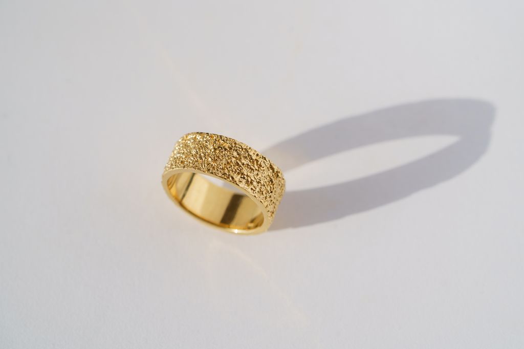 Ring "Sand" light (8 mm)