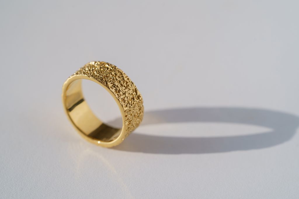 Ring "Sand" light (8 mm)