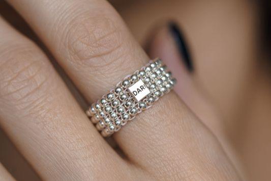 Ring "Woven" (7.5 мм)