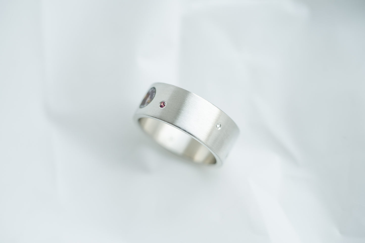 Ring "Pluto" with satellites Charon, Styx, Nycta, Cerberus and Hydra (8 mm)