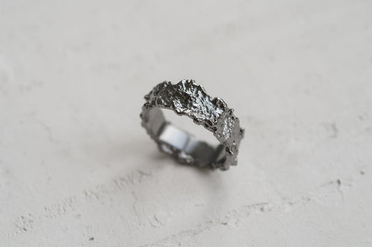 Ring "Reefs" (6 mm) blackened