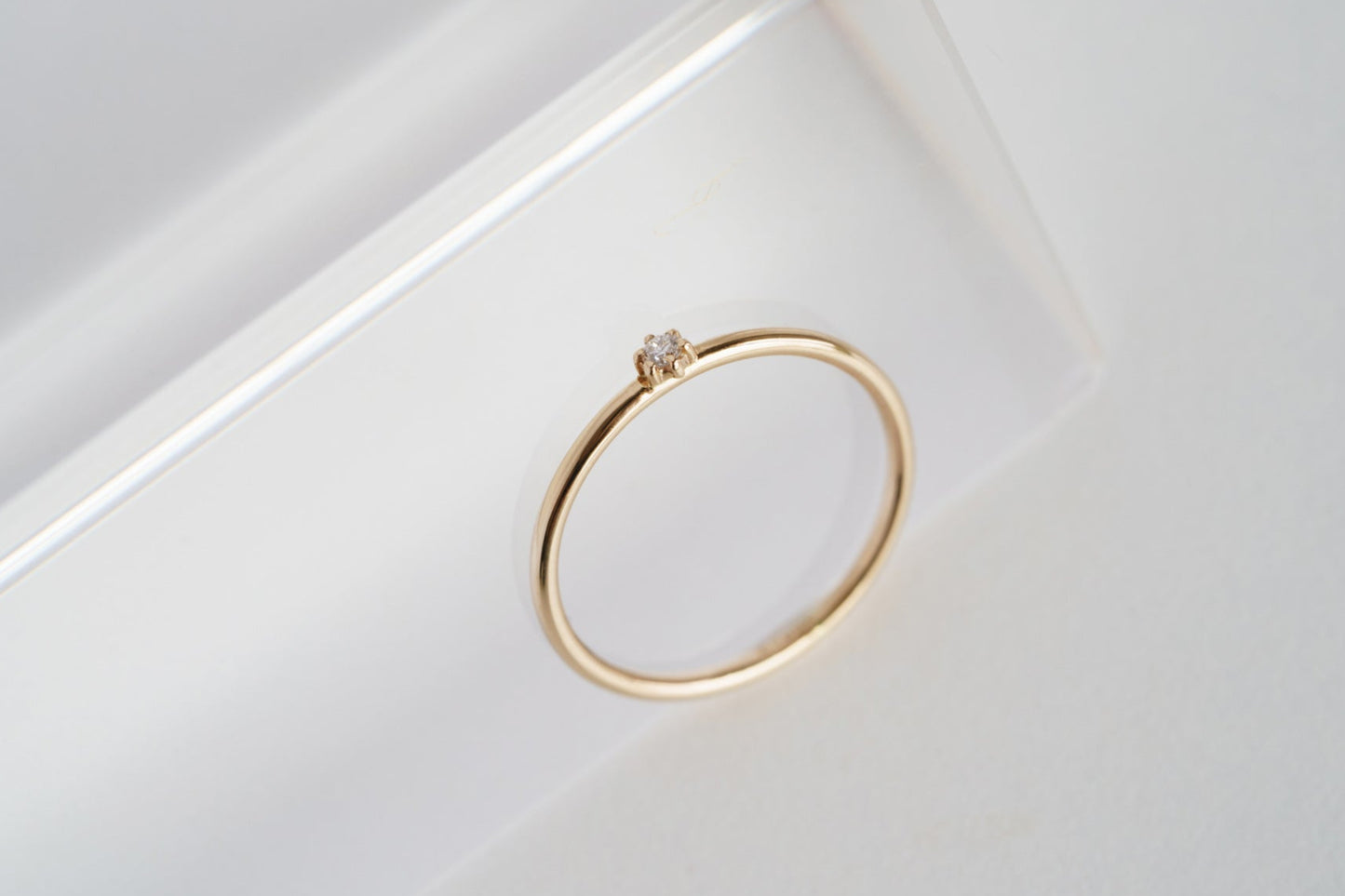 Ring "Dew" with 1.75 mm Diamond