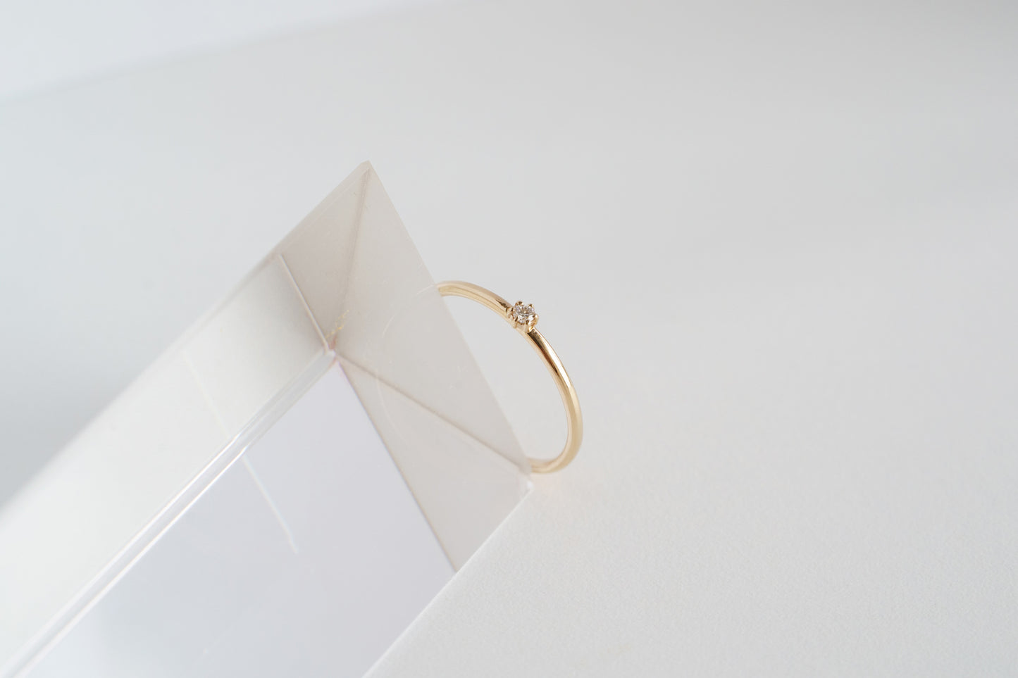 Ring "Dew" with 1.75 mm Diamond