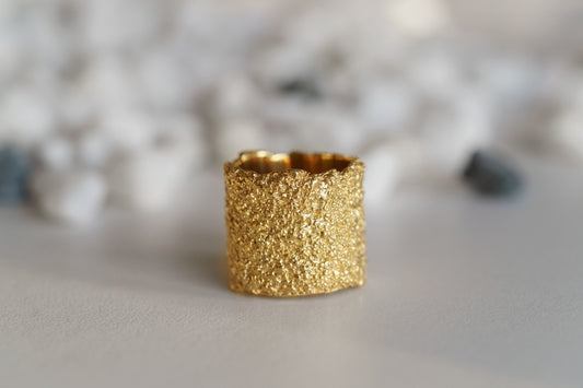 Ring "Sand" light (18 mm)