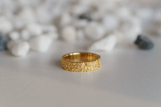 Ring "Sand" light (5 mm)