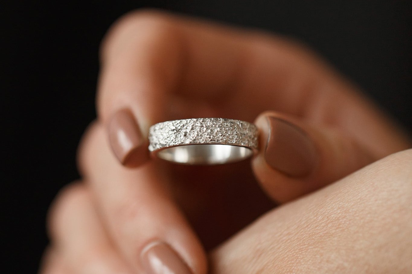 Ring "Sand" light (5 mm)