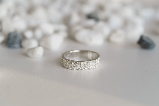 Ring "Sand" light (5 mm)