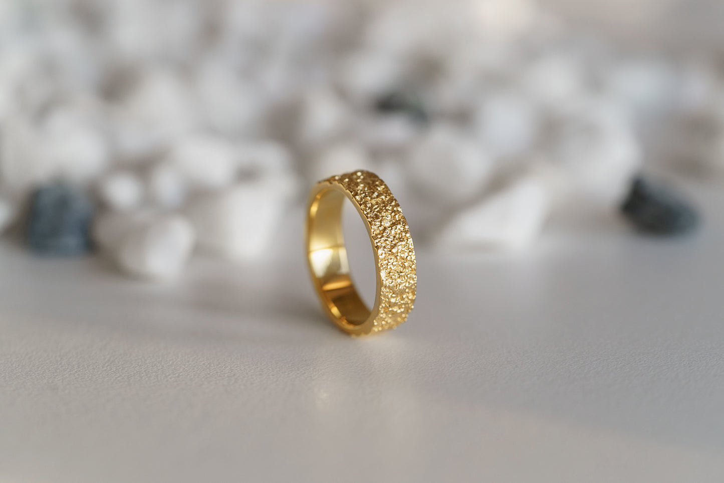 Ring "Sand" light (5 mm)