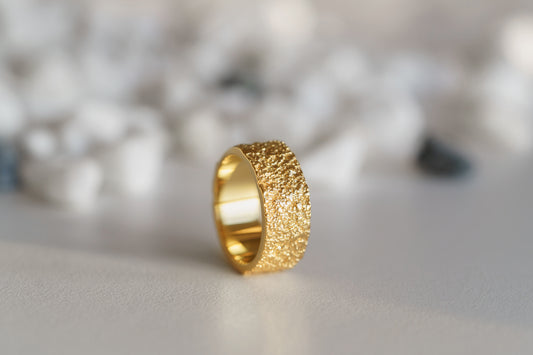 Ring "Sand" light (8 mm)