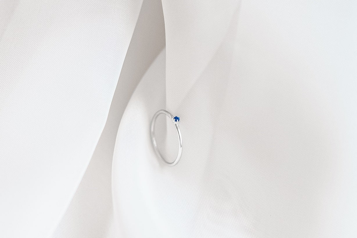 Ring "Dew" (gemstone 1.75 mm)