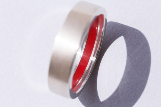 Ring "Secret red thread" (5 mm)
