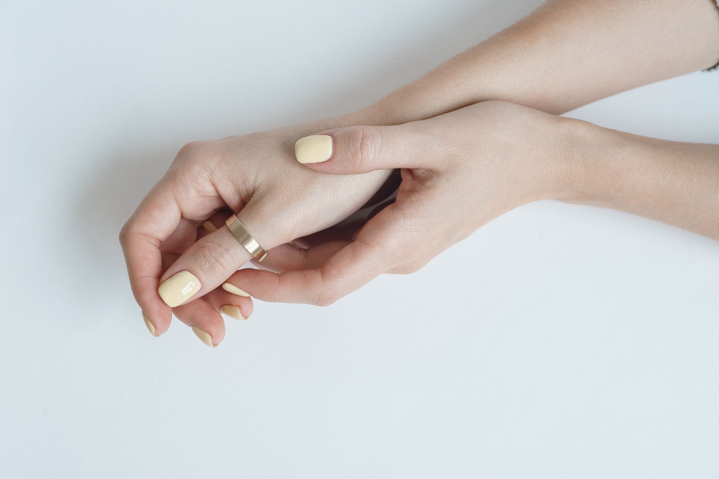 Ring "Secret Stripe" (5 mm) with enamel