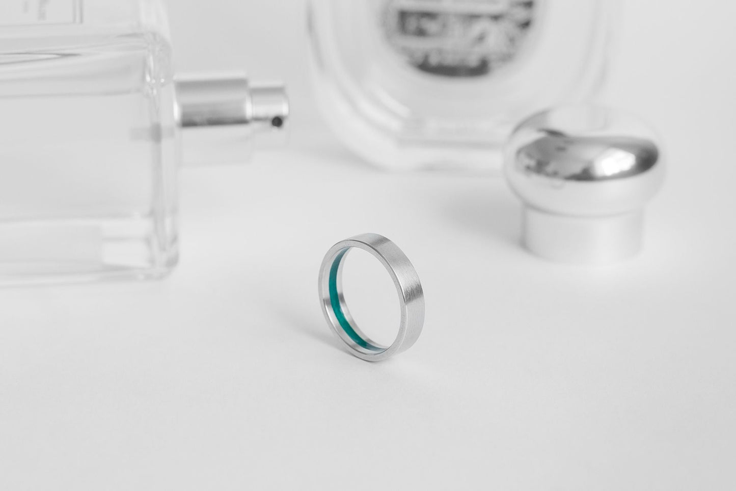 Ring "Secret Stripe" (5 mm) with enamel (different colors to choose from)