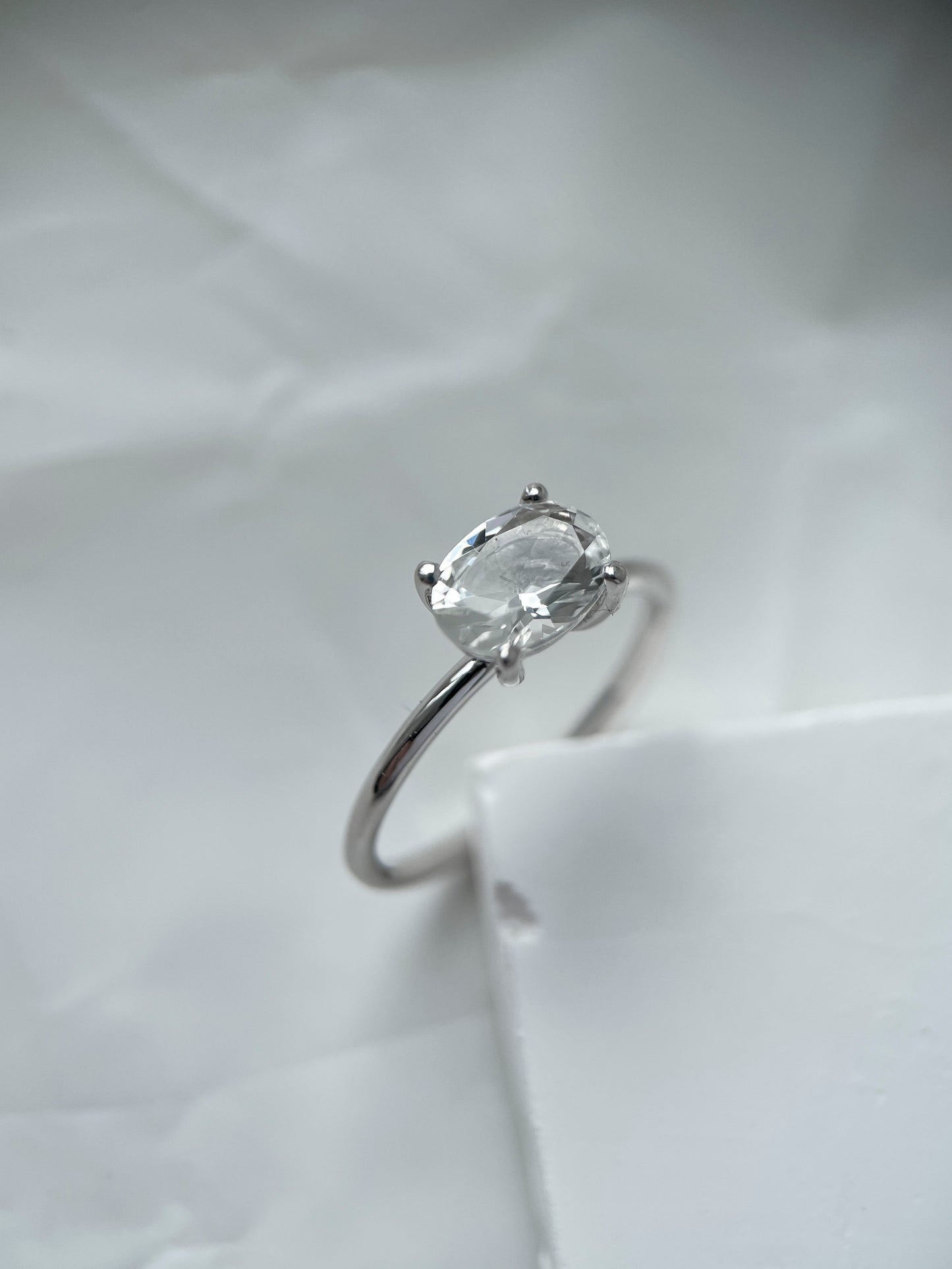 Ring "Shine" (gemstone 6*8 mm)