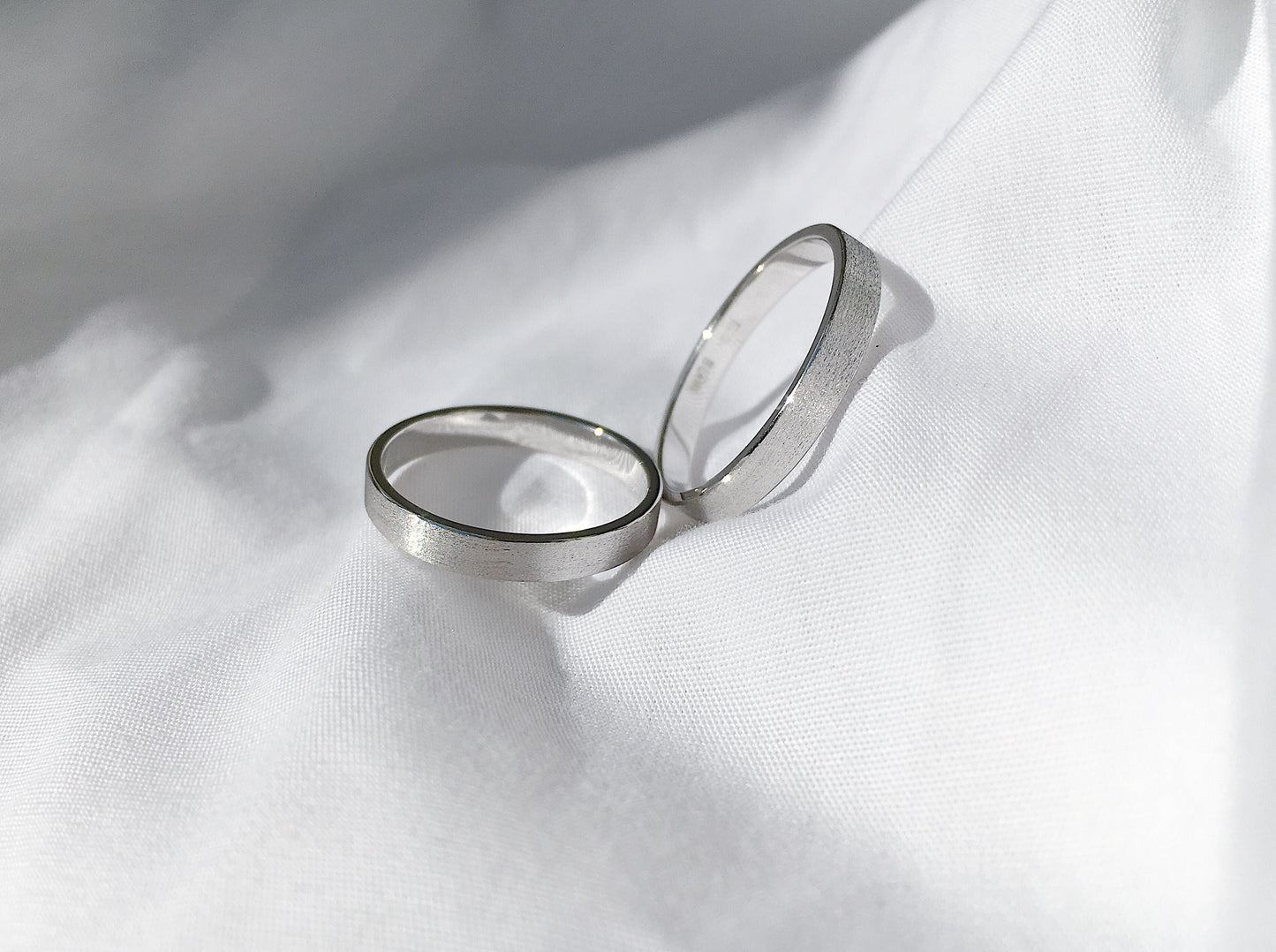 Wedding ring "Simple" (3 mm) brushed