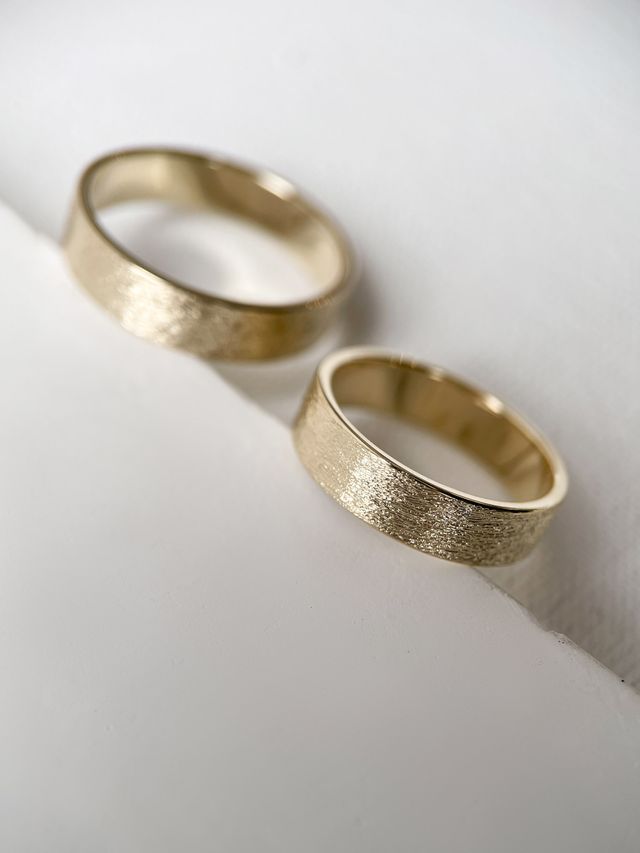 Ring "Simple" (5 mm) brushed